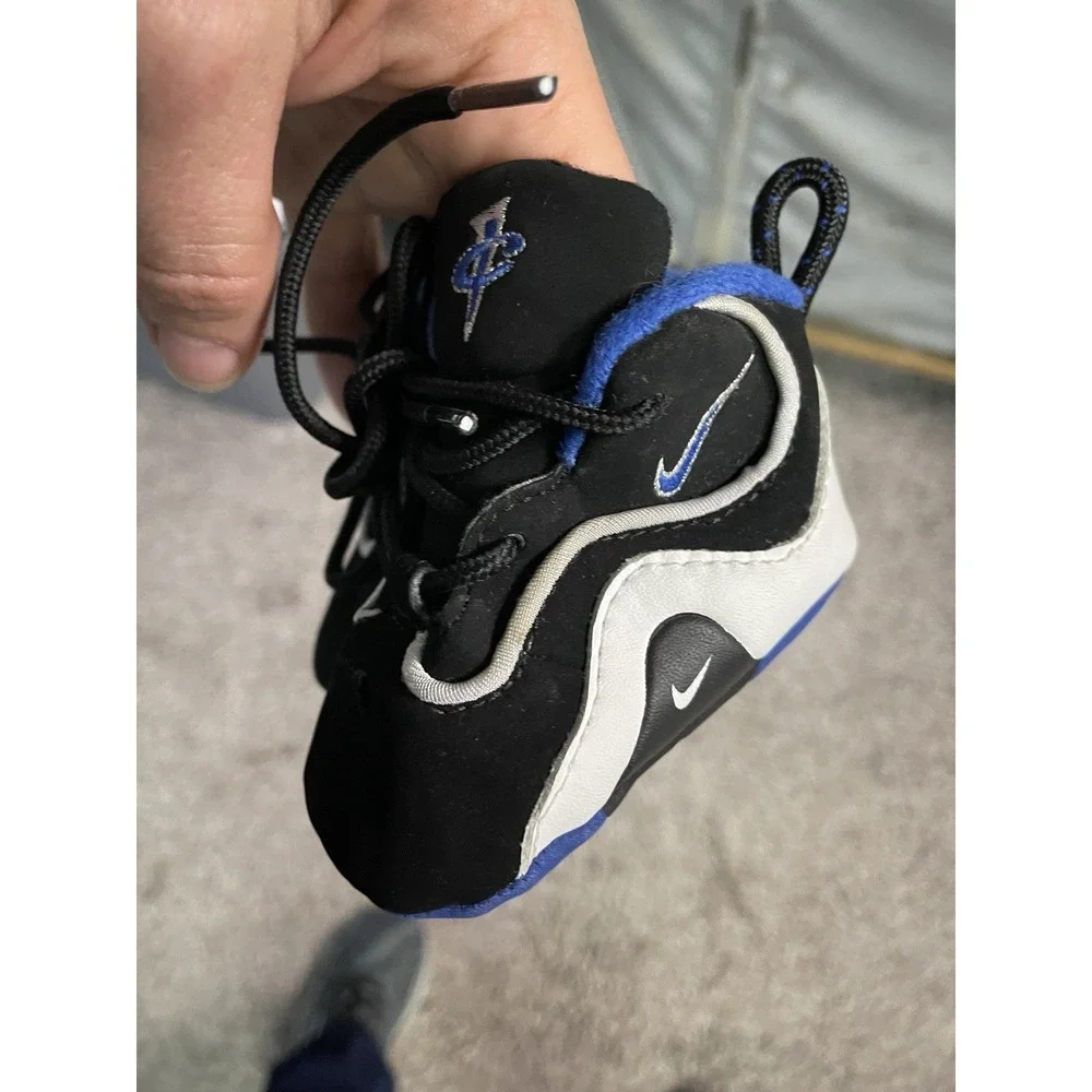 VINTAGE 1990's NIKE PENNY HARDAWAY BABY CRIB SHOES 1C soft bottom
